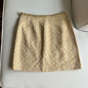 Vintage altered gold skirt
